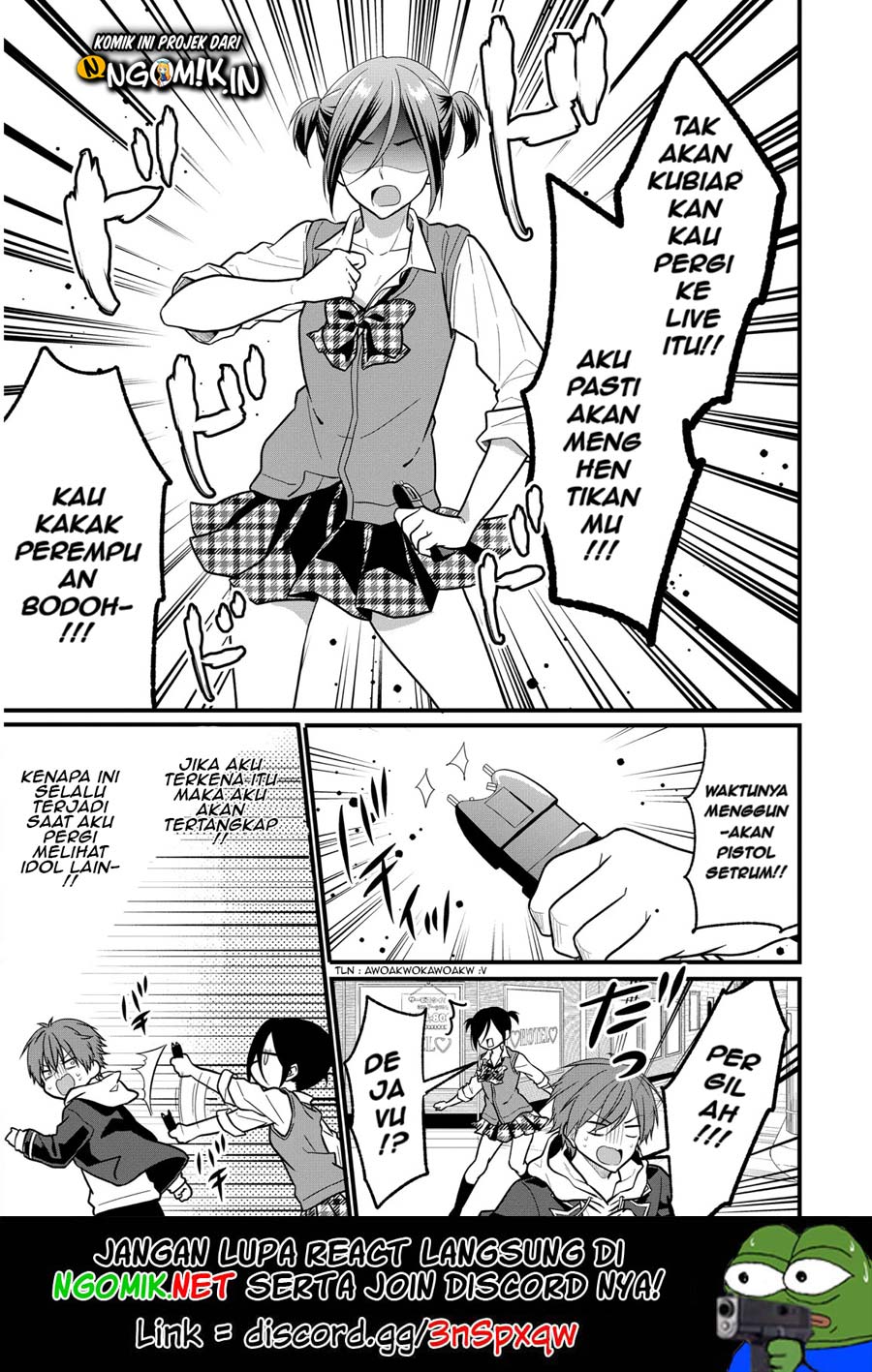 Oshi Ga Kounin Sutouka Ni Narimashita Chapter 04.1 Gambar 16